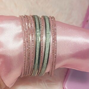 Pink bangles